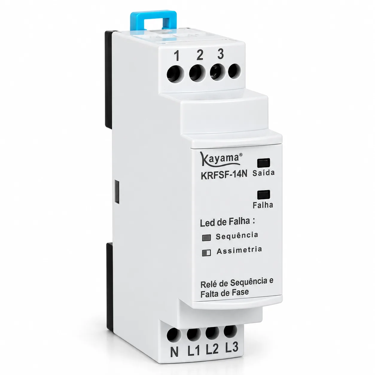 Relé Falta e Sequência de Fase - KRFSF14N - 220-380V 50/60HZ c/neutro - Kayama