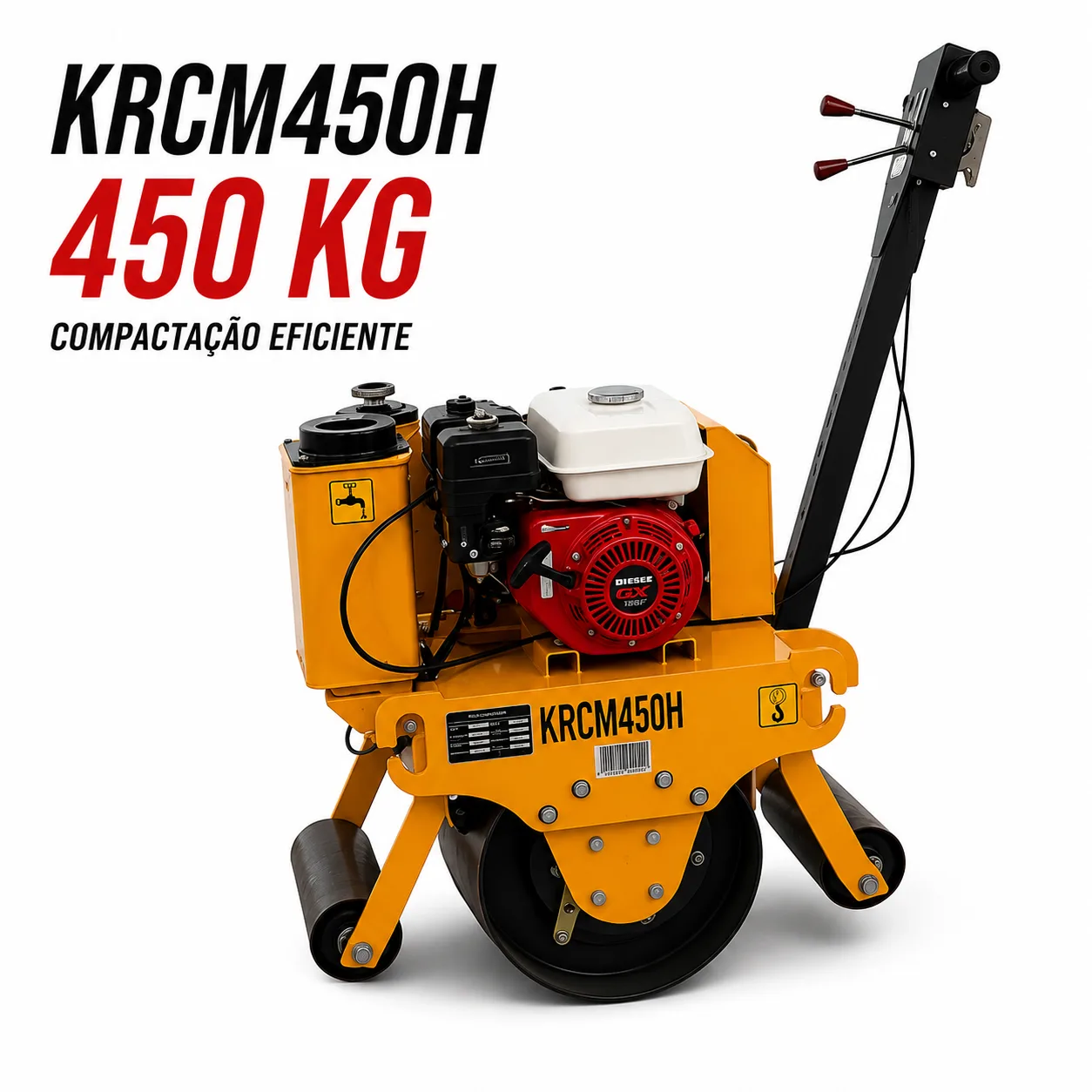 Rolo Compactador Manual Kayama modelo KRCM450H