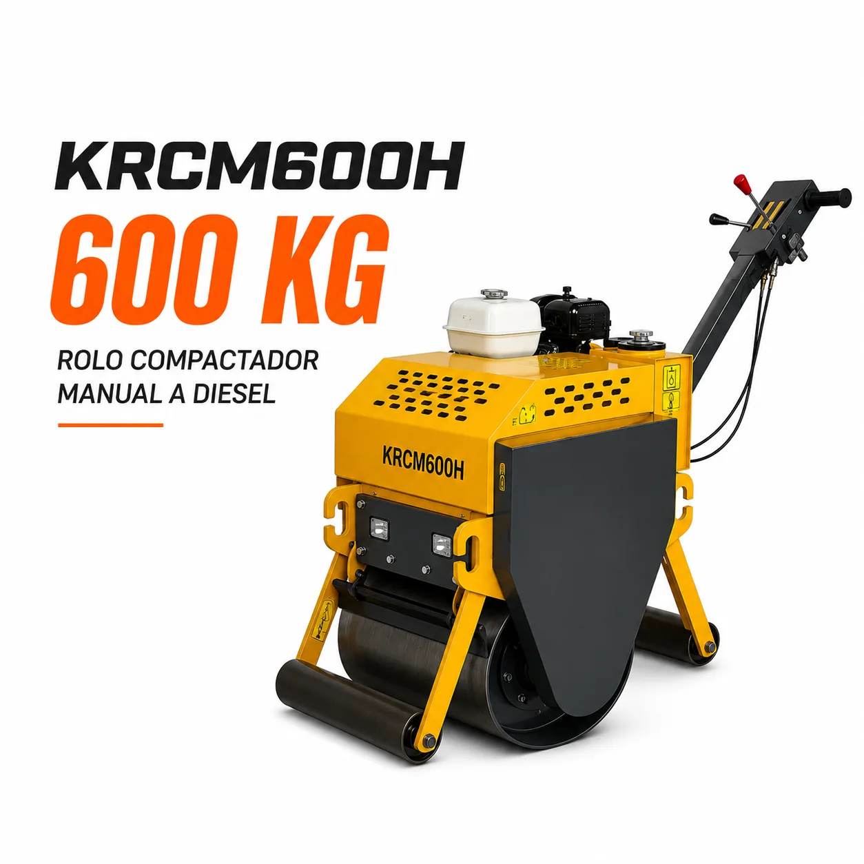 Rolo Compactador Manual Kayama modelo KRCM600H